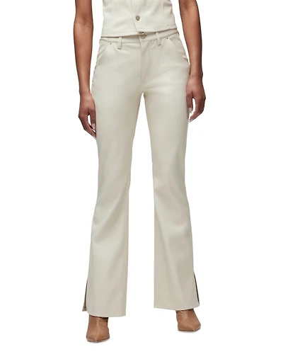 Barbara High Rise Bootcut Jeans Creme