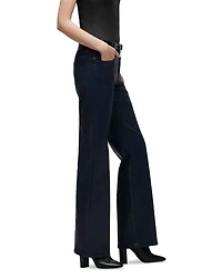 Rosie High Rise Wide Leg Jeans Mood Indigo