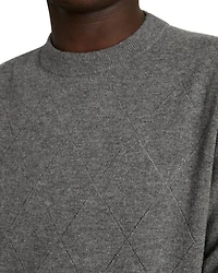 Vince Wool Argyle Regular Fit Sweater