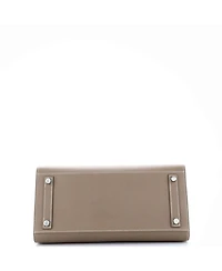 Pre-Owned HERMES Pre-Owned Hermes Birkin 30 Handbag Grey Epsom with Palladium Hardware