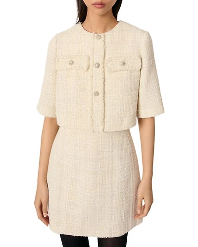 Tweed 2-in-1 Short Dress