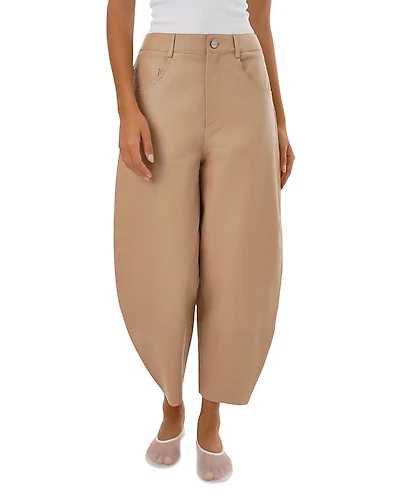 Lamarque Fenne Tapered Leather Pants