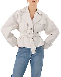 Lamarque Quinn Short Trench Jacket