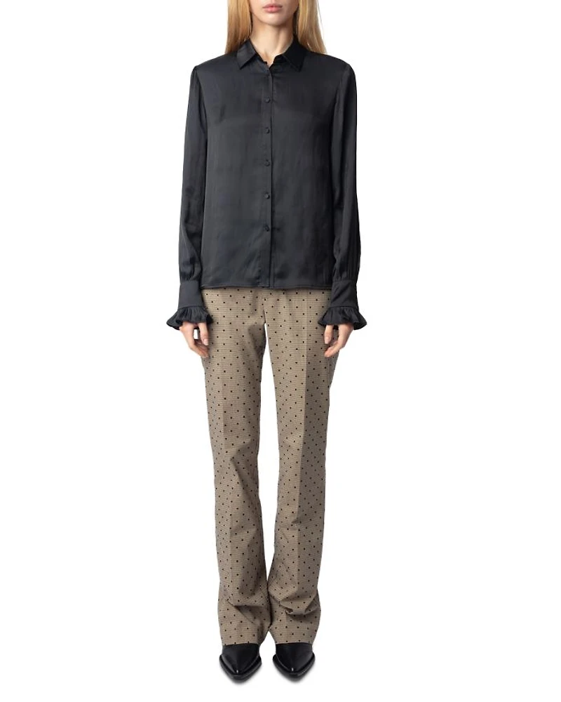 Thely Satin Blouse