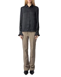 Thely Satin Blouse