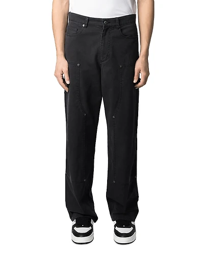 Zadig & Voltaire Pery Cotton Regular Fit Utility Pants