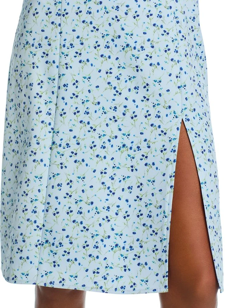 Echo Crepe Floral Midi Dress