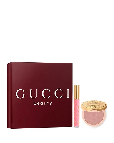 2 Piece Glow Highlighter & Lip Gloss Gift Set ($101 value)