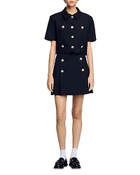 Short Pleated Skirt