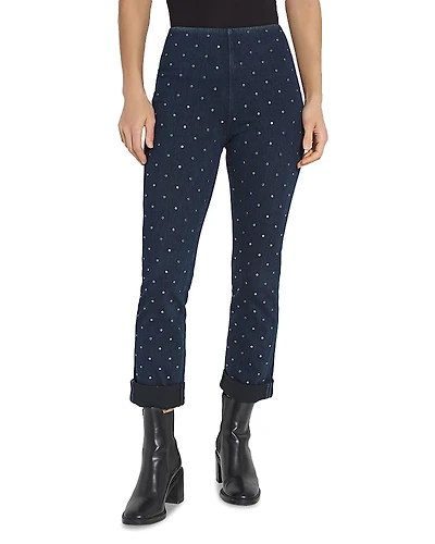 Lysse Studded High Rise Skinny Jeans