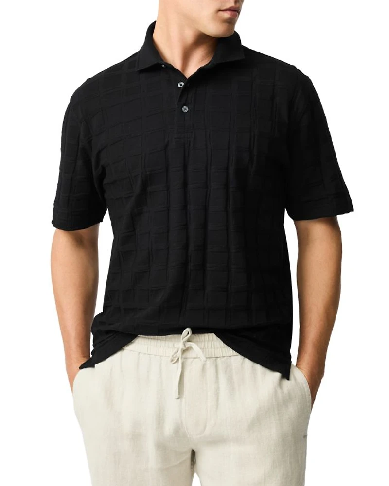 Rosskeen Jacquard Regular Fit Polo Shirt