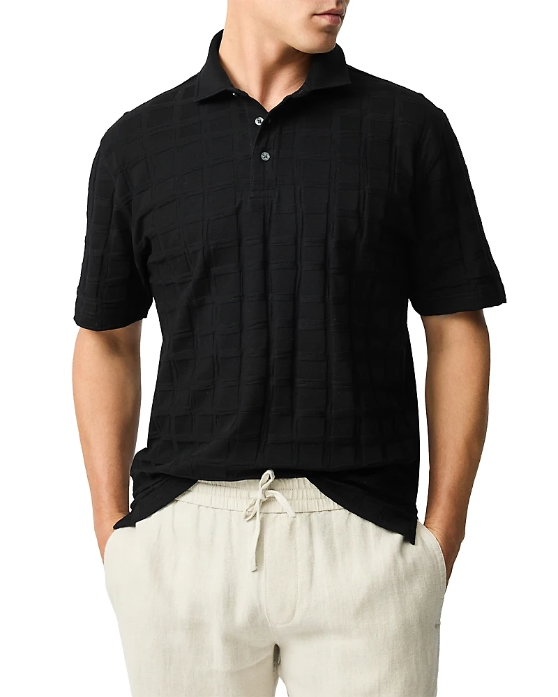 Rodd & Gunn Rosskeen Jacquard Regular Fit Polo Shirt