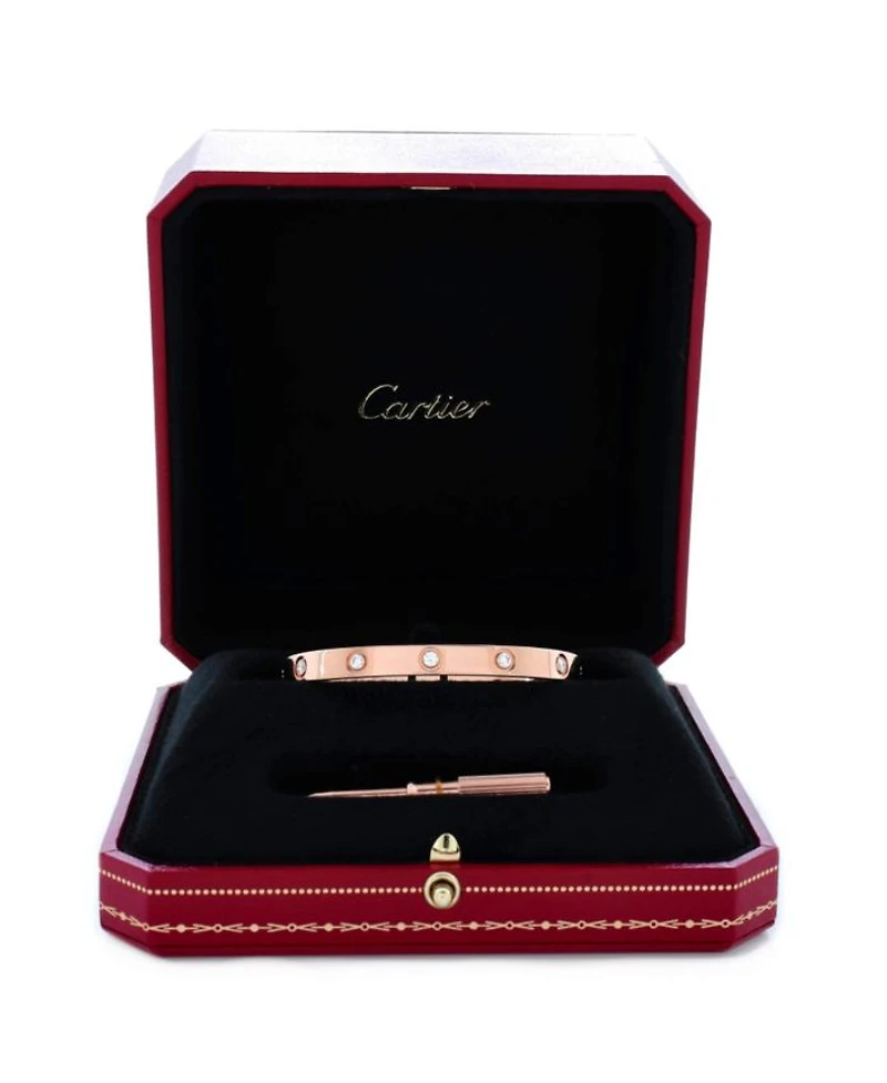 Love 10 Diamond Bracelet 18K Rose Gold with Diamonds