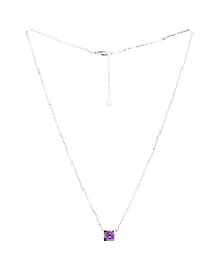 C de Cartier Necklace 18K White Gold and Amethyst