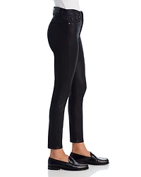 x Alix Earle The High Rise Skinny Jeans Black Coat