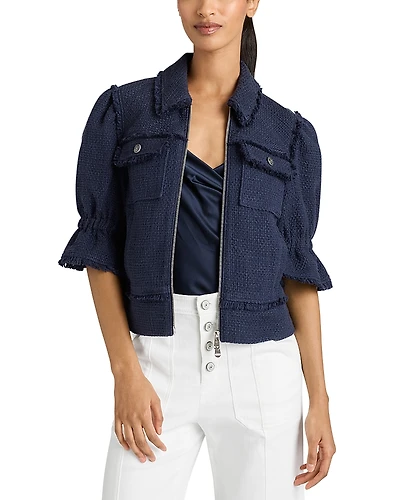 Cinq a Sept Boucle Holly Short Sleeve Jacket