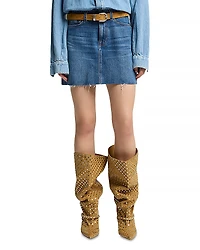 7 For All Mankind Denim Mini Skirt Dress