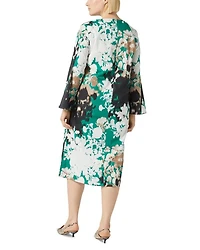 1A Uscita Holiday Printed Split Sleeve Dress