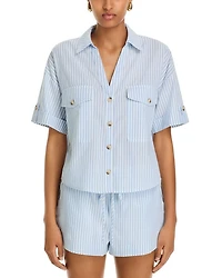 Cropped Boxy Yacht Race Shirt
