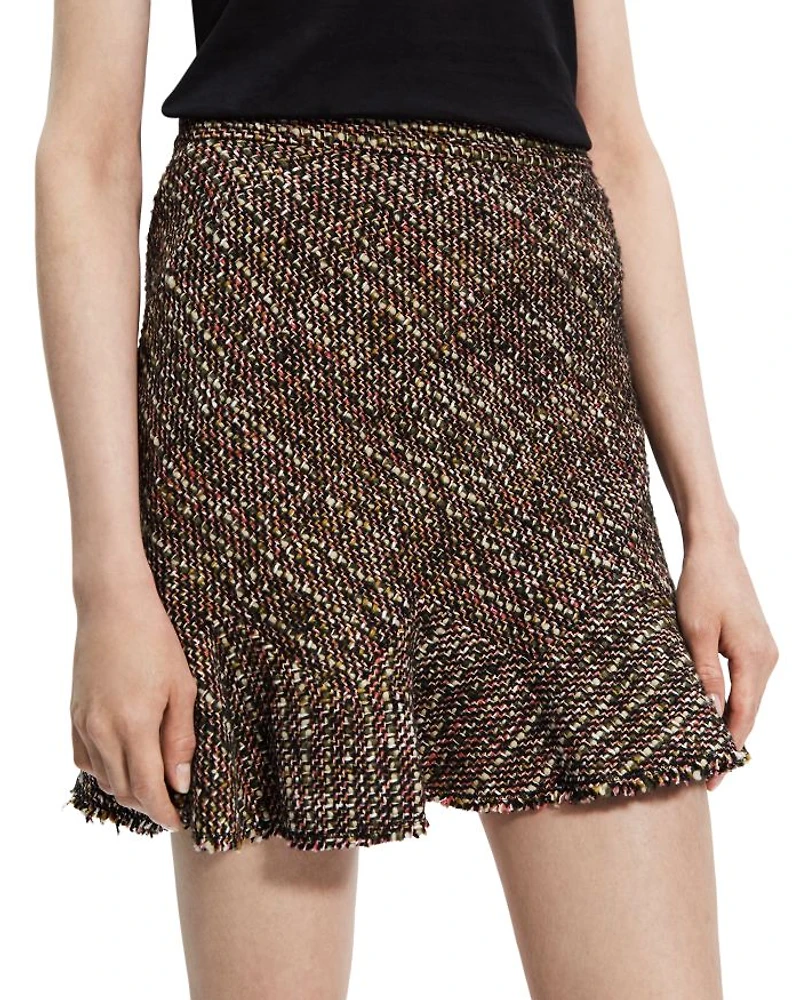 Diagonal Mini Skirt