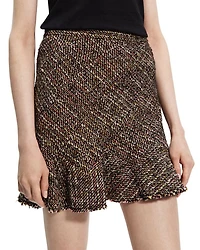 Diagonal Mini Skirt