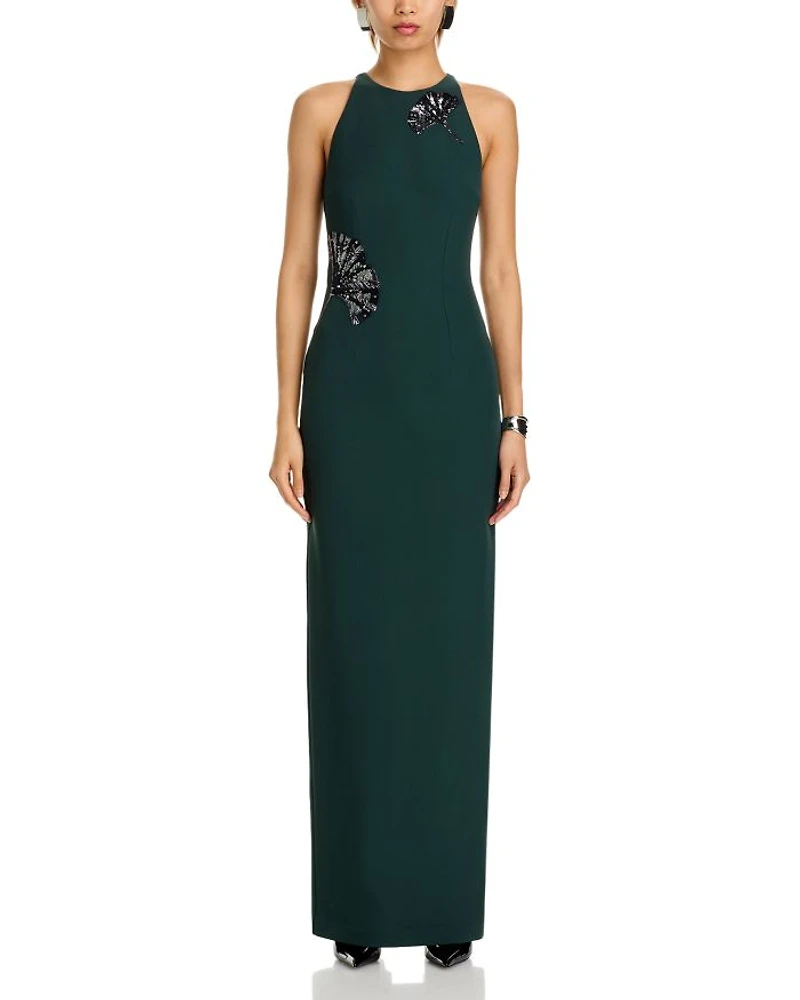Saysha Embellished Sleeveless Gown