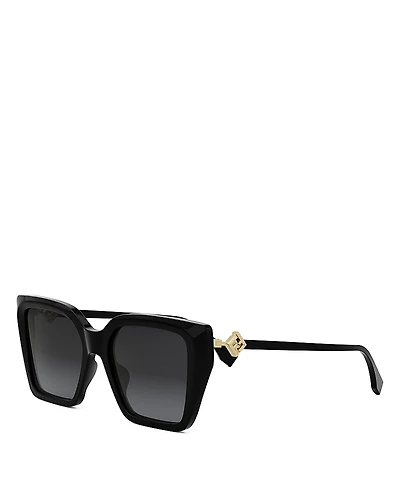 Fendi Ff Diamonds Square Sunglasses, 54mm