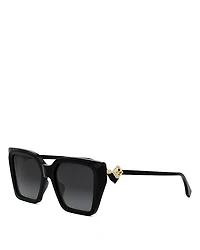 Fendi Ff Diamonds Square Sunglasses, 54mm
