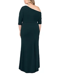 Plus One Shoulder Gown