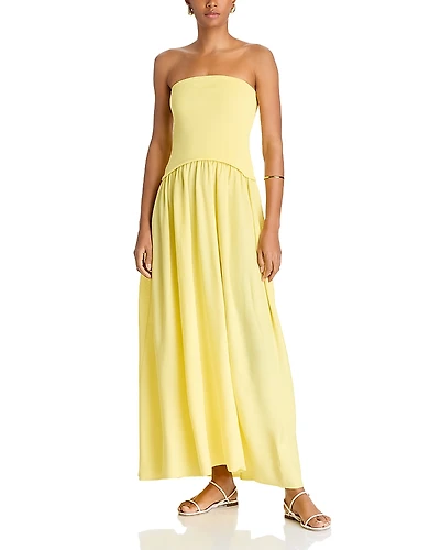 Solid & Striped Strapless Soglio Dress