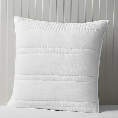 Sky Crinkle Gauze Euro Sham, Set of 2