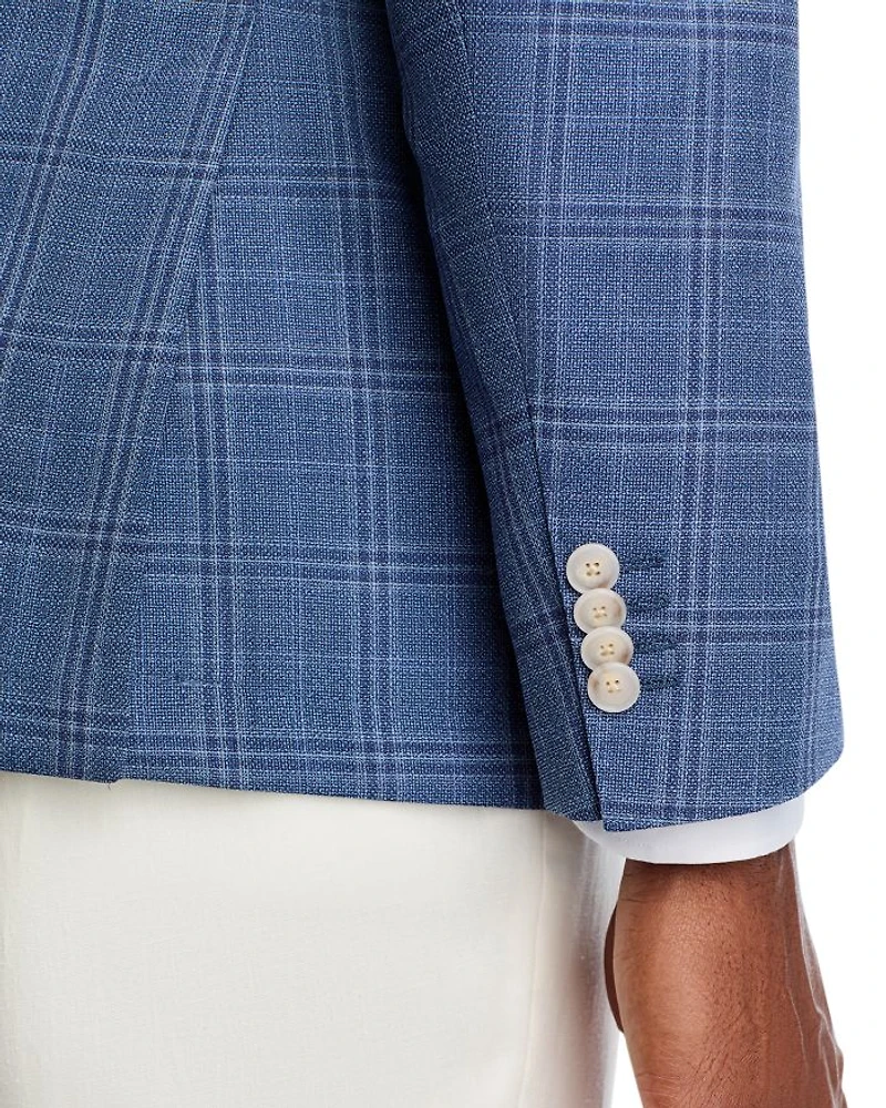 Hutson Tonal Plaid Slim Fit Sport Coat