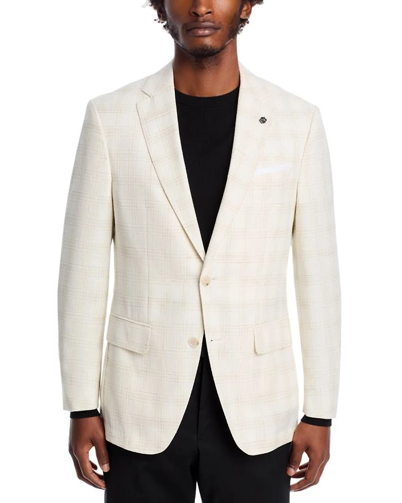 Hutson Plaid Slim Fit Sport Coat