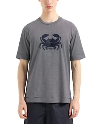 Embroidered Crab Tee