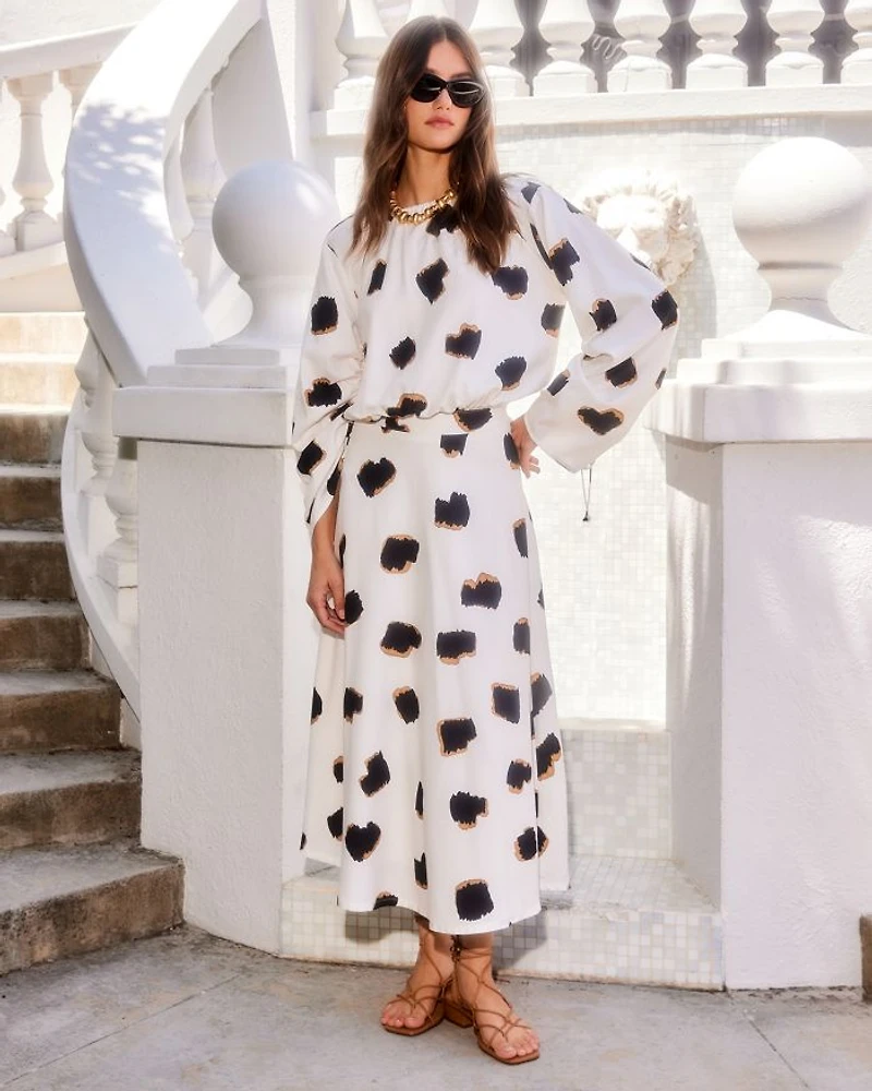 Lexi Printed Midi Skirt