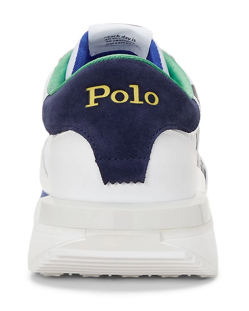 Men's Train 89 Logo Leather & Oxford Sneaker