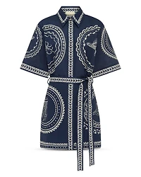 Oceane Linen Mini Dress