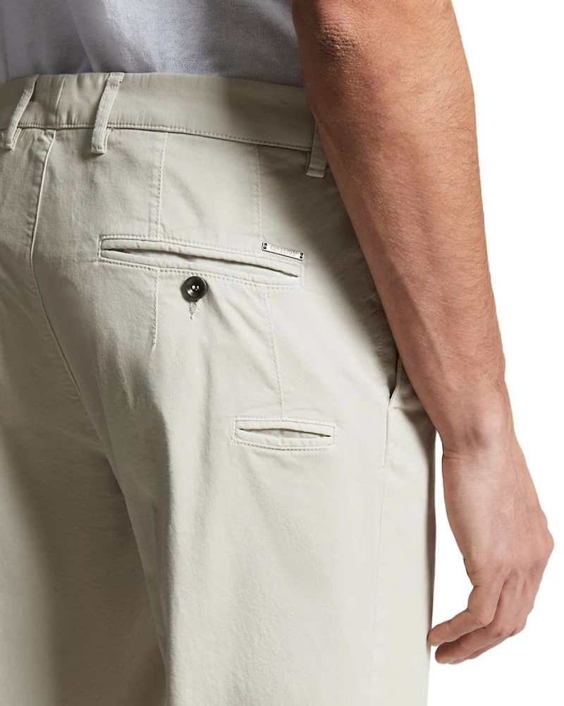 Garment Dyed Trousers Dunes Silver