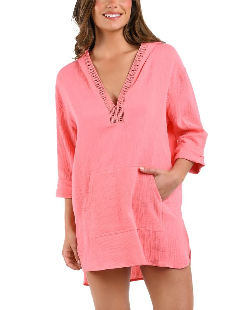 Hooded Cover Up Tunic