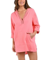 Hooded Cover Up Tunic
