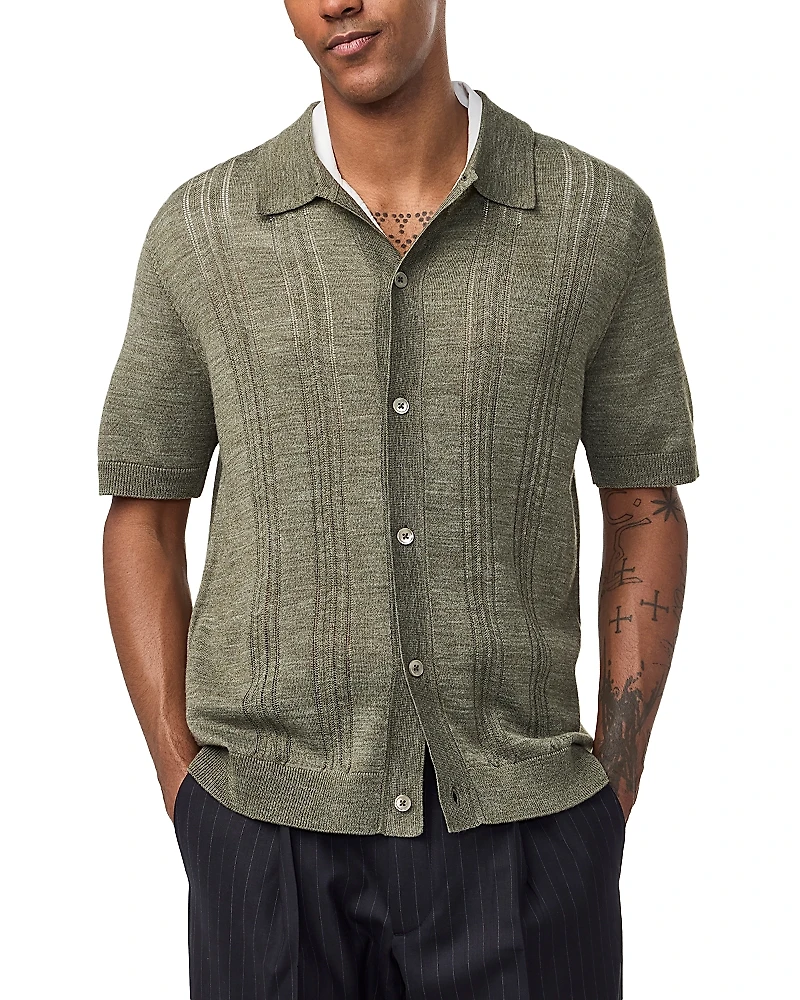 NN07 Thor Short Sleeve Polo Cardigan