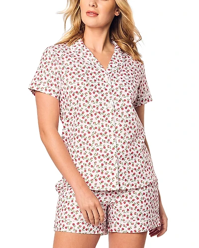 Petite Plume Petite Florals Twill Short Sleeve Short Set