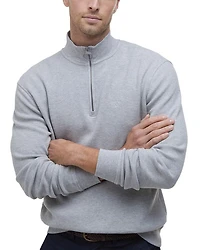 Pique Regular Fit Quarter Zip Sweater