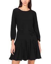 1.state Three Quarter Sleeve Mini Dress