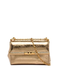 Dolce & Gabbana Small Metallic Leather Shoulder Bag