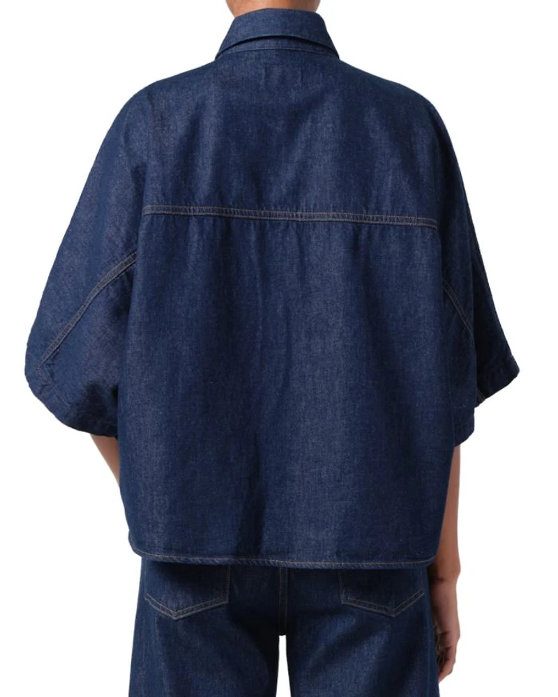 Taron Dolman Denim Shirt