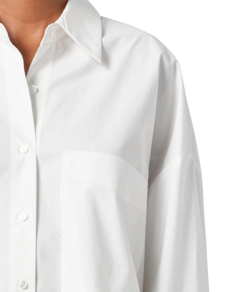 Naya Cropped Poplin Shirt