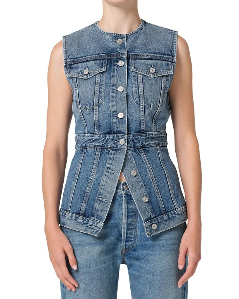 Idalene Denim Vest