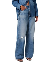 Ayla High Rise Baggy Wide Leg Jeans Solano