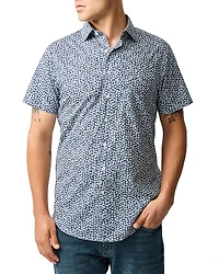 Rodd & Gunn Bentham Printed Short Sleeve Button Front Shirt
